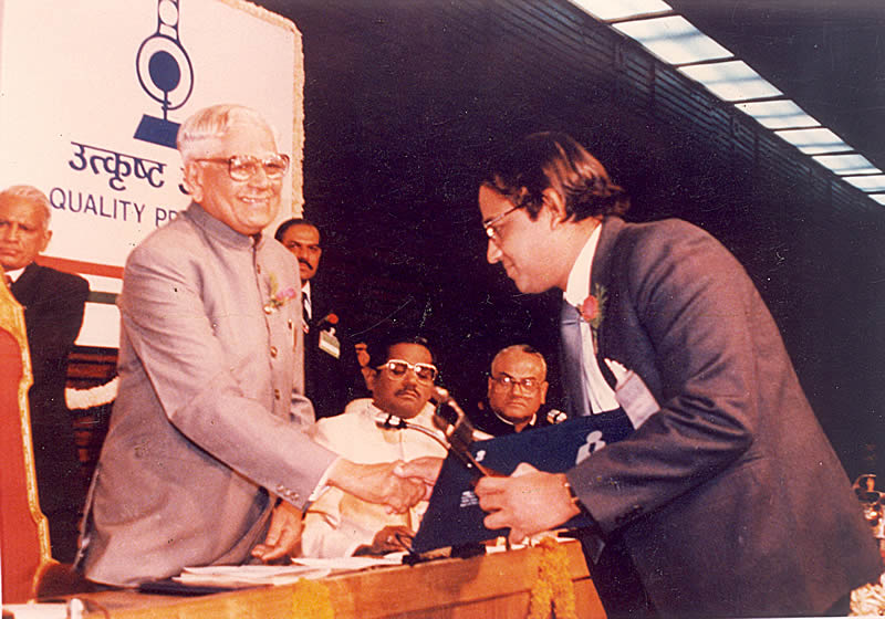 JLC Nicekl Alloys wins the National Award to Small Scale Entrepreneurs awarded by the President of India given By the Ministry of Industry, Government of India